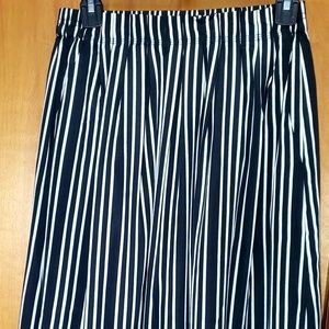 J.Crew: Pleated Midi Skirt In Stripe